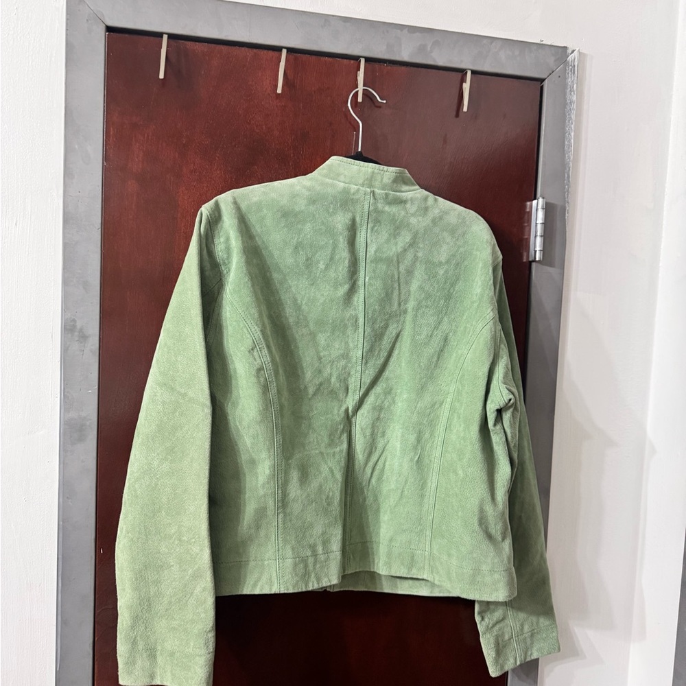 Chico's Light Green Utility Jacket - image 7